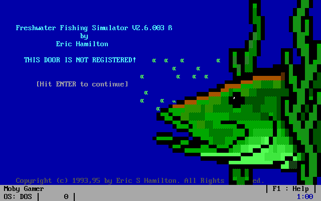 Freshwater Fishing Simulator box art