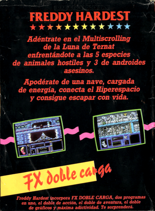 Freddy Hardest — box-2D-back (SP)