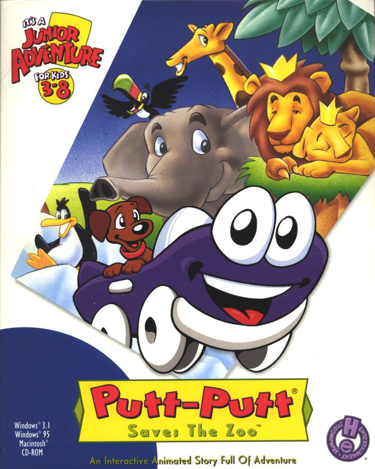 Putt-Putt Saves the Zoo box art