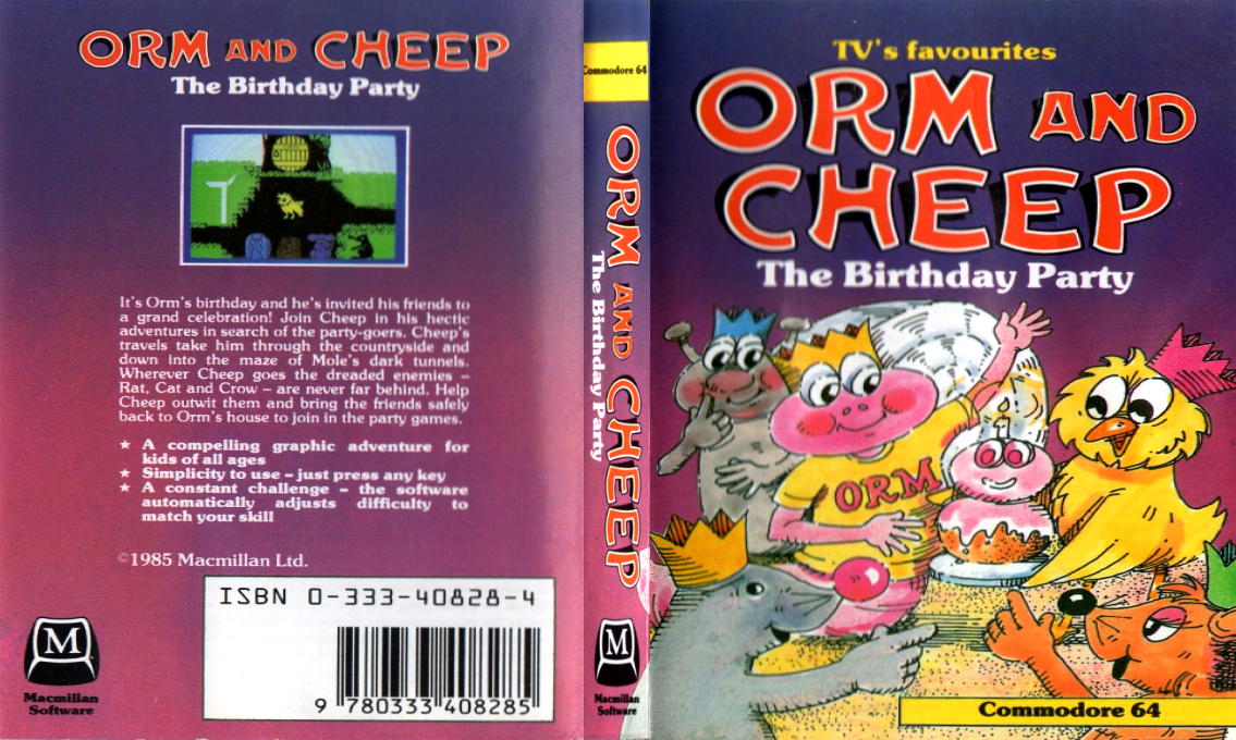 Orm and Cheep : The Birthday Party — box-texture (EU)