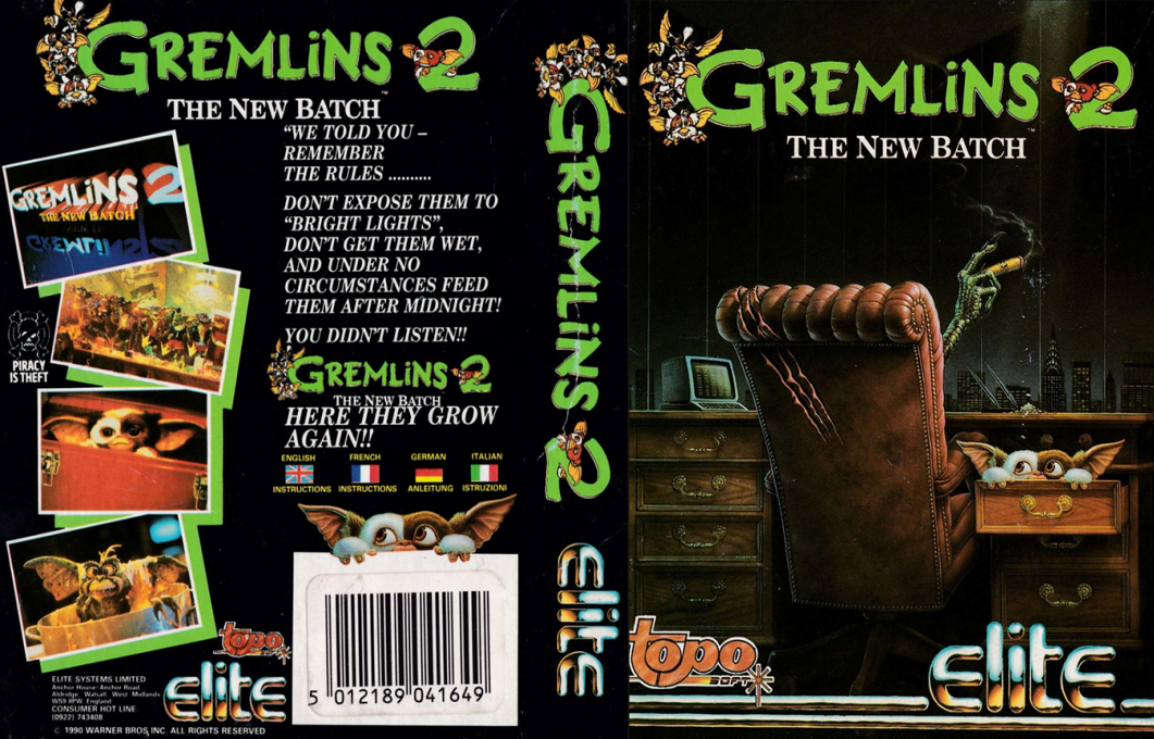 Gremlins 2 - The New Batch — box-texture (EU)
