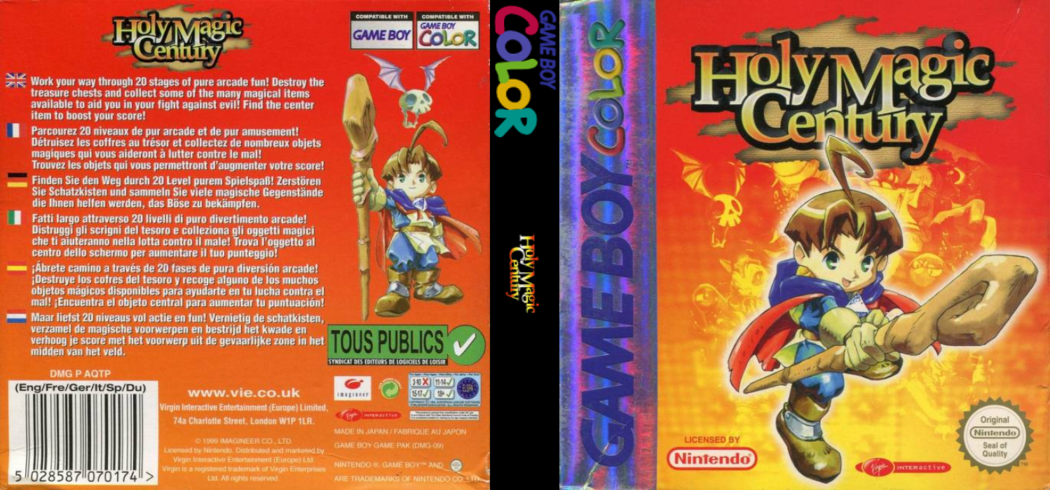 Holy Magic Century — box-texture (EU)