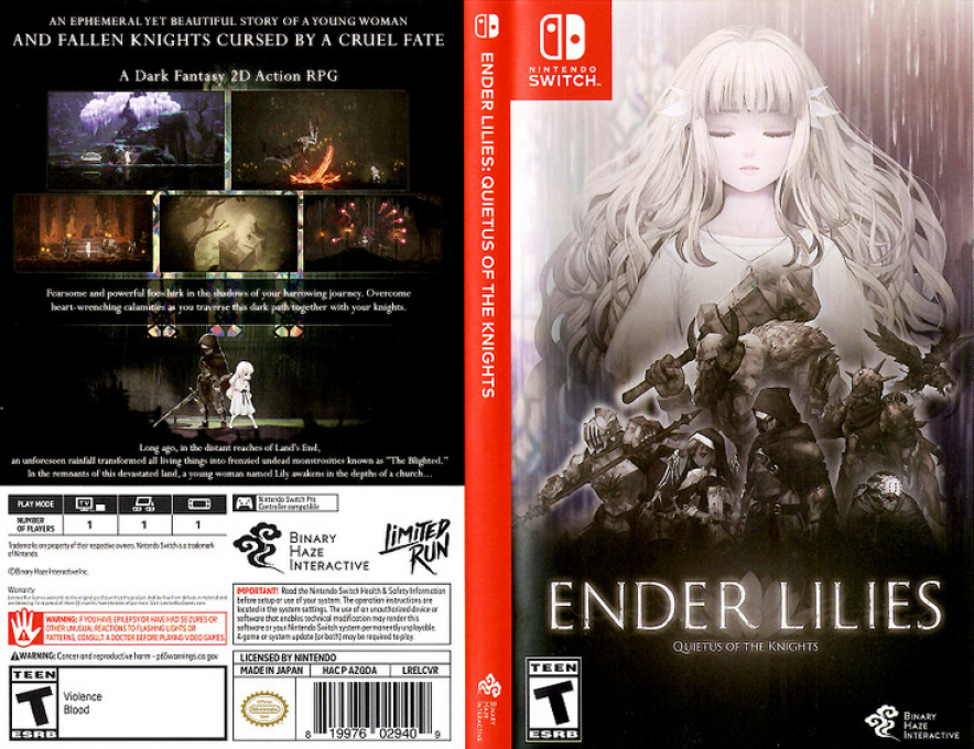 ENDER LILIES - Quietus of the Knights — box-texture (US)
