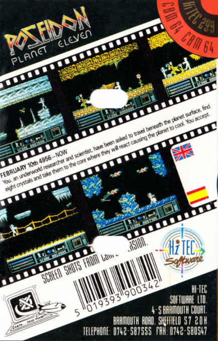 Poseidon : Planet Eleven — box-2D-back (EU)
