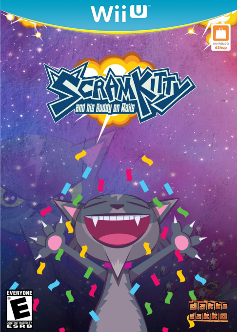 Scram Kitty and his Buddy on Rails box art