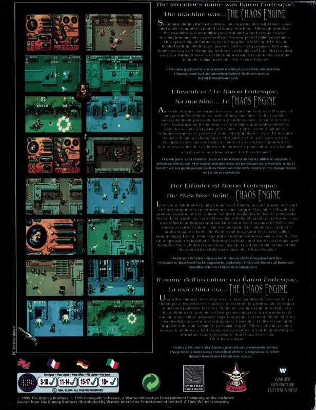 Chaos Engine, The — box-2D-back (EU)