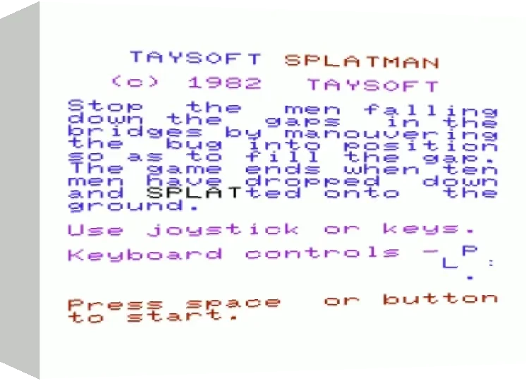 Splatman — box-3D (WOR)