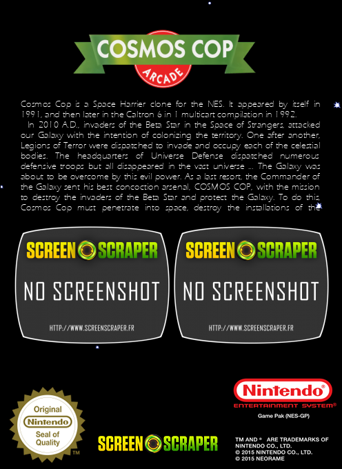 Cosmos Cop — box-2D-back (SS)