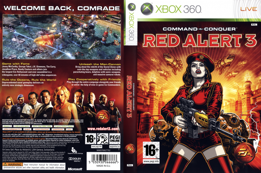 Command & Conquer - Alarmstufe Rot 3 — box-texture (UK)