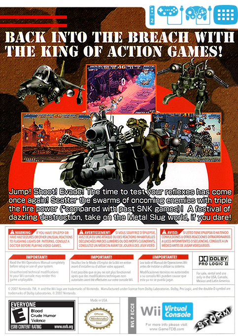 Metal Slug X — box-2D-back (US)