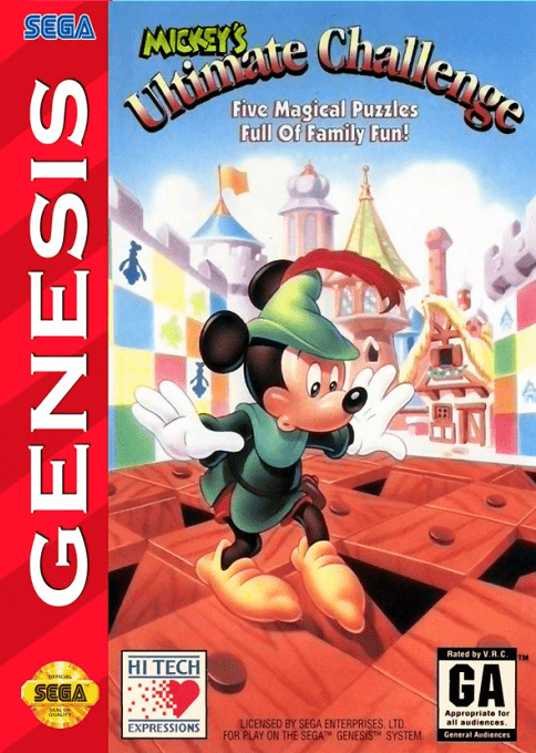 Mickey's Ultimate Challenge box art