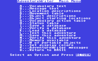 Adventure Writer — ss (WOR)