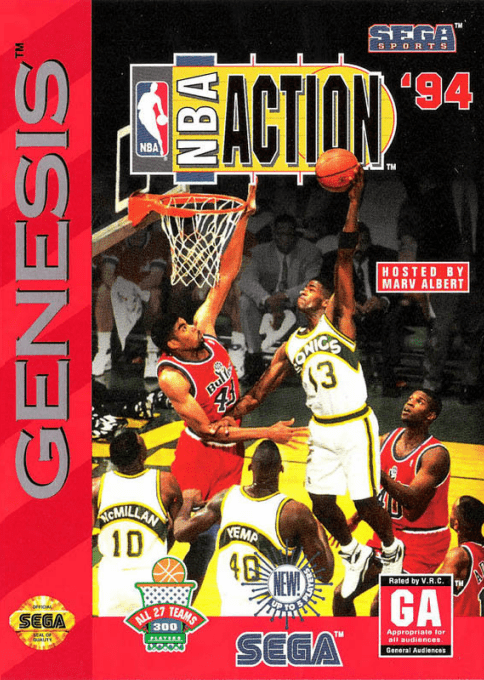 Nba Action '94 box art