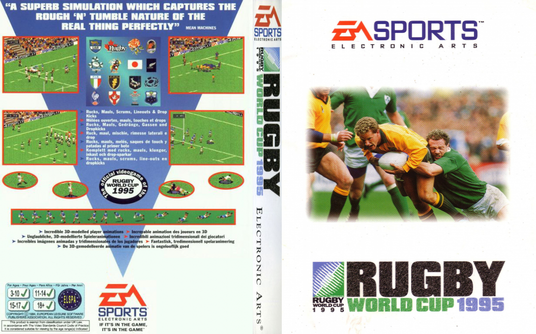 Rugby World Cup 1995 — box-texture (EU)