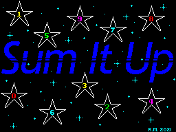 Sum It Up — sstitle (WOR)