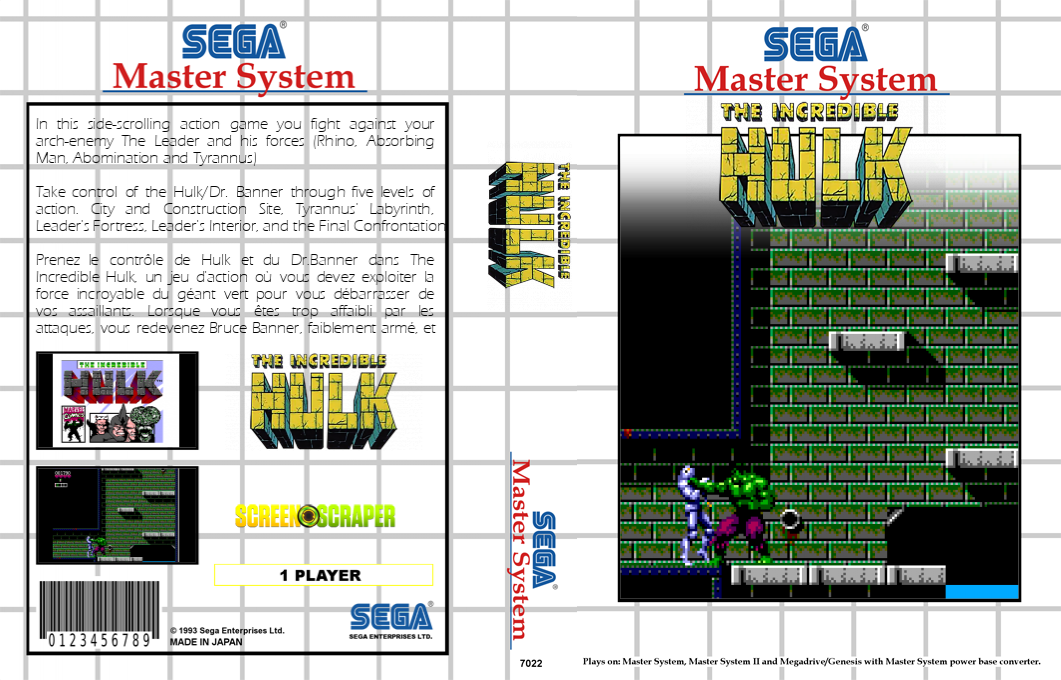 Incredible Hulk, The — box-texture (SS)