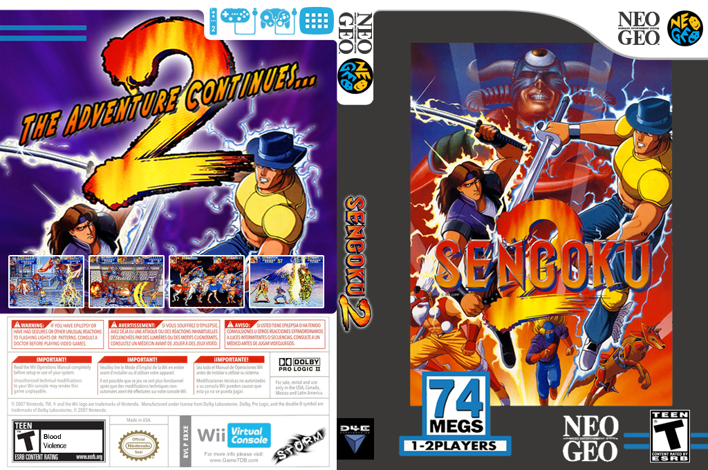 Sengoku 2 — box-texture (US)