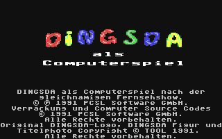 Dingsda — sstitle (DE)
