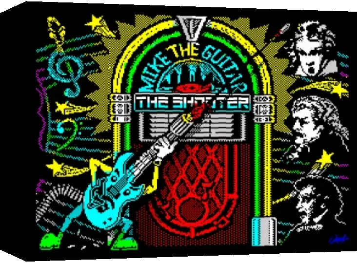 Mike the Guitar - The Shooter — box-3D (WOR)