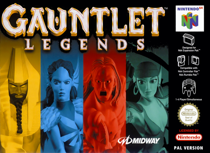 Gauntlet Legends — box-2D (DE)
