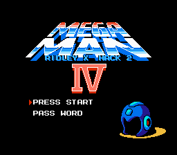 MegaMan IV : Ridley X Hack 2 — sstitle (WOR)