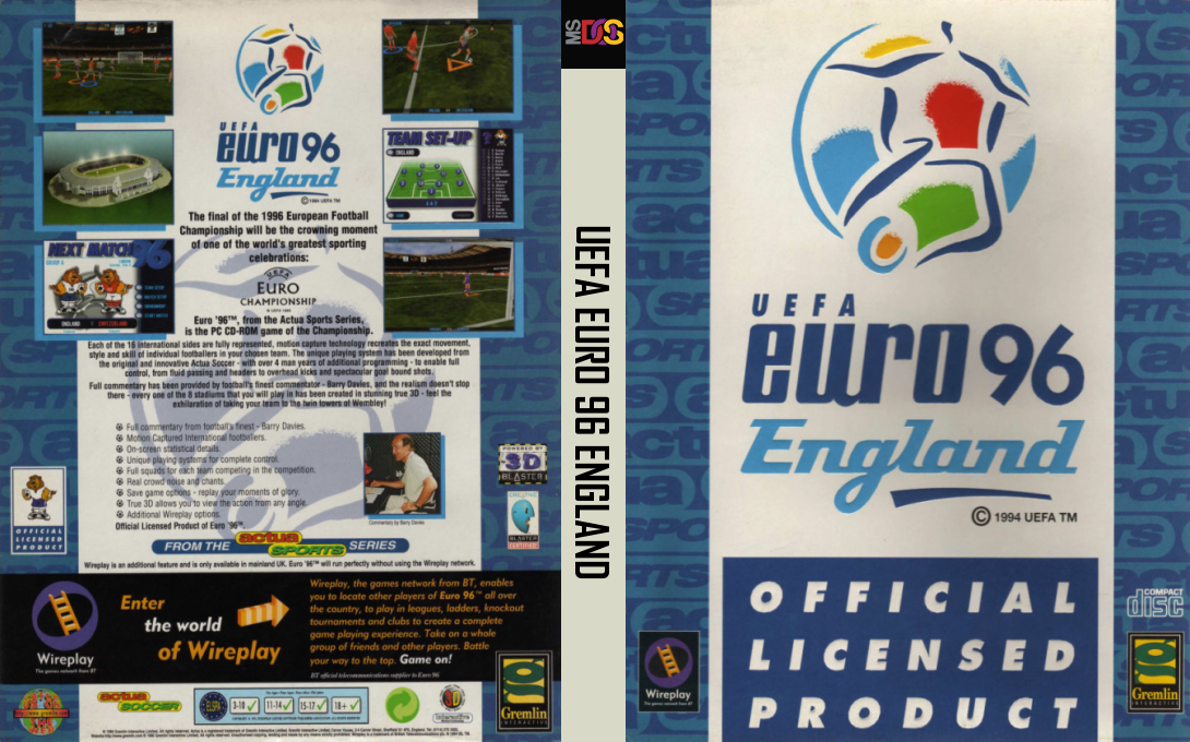 UEFA Euro 96 England — box-texture (EU)