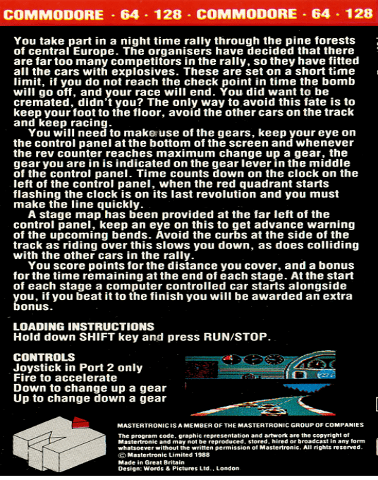 Night Racer — box-2D-back (EU)