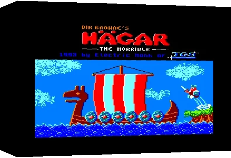 Dik Browne's Hagar - The Horrible — box-3D (WOR)