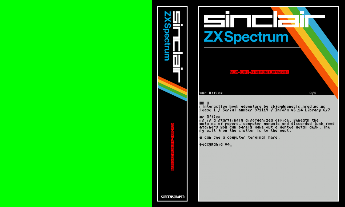 ZxZvm - Kook U - An Interactive Kook Adventure — box-texture (SS)