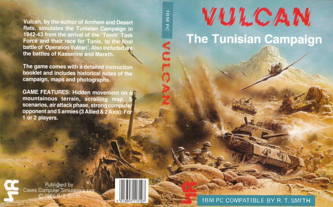 Vulcan - The Tunisian Campaign — box-texture (EU)