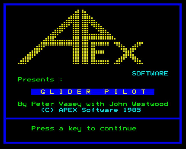 Glider Pilot — sstitle (WOR)