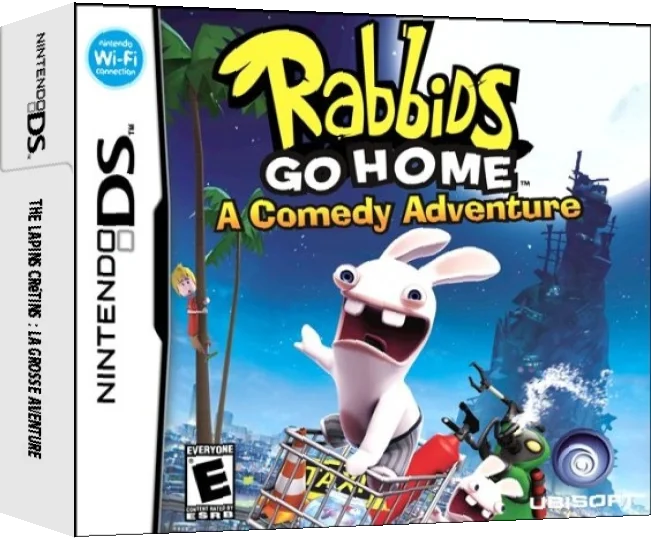 Rabbids Go Home - A Comedy Adventure — box-3D (US)