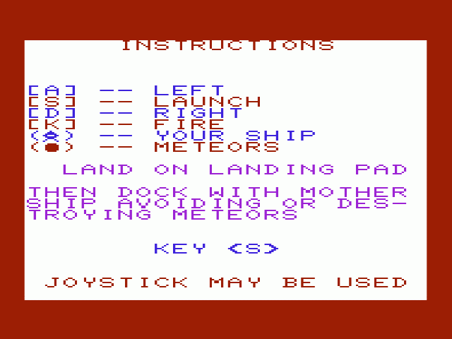 Space Rescue — sstitle (WOR)
