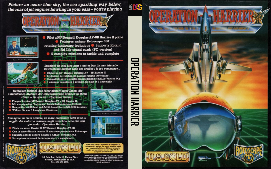 Operation Harrier — box-texture (EU)