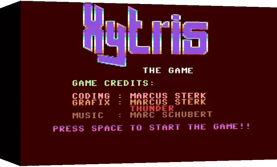 Xytris : The Game — box-3D (WOR)