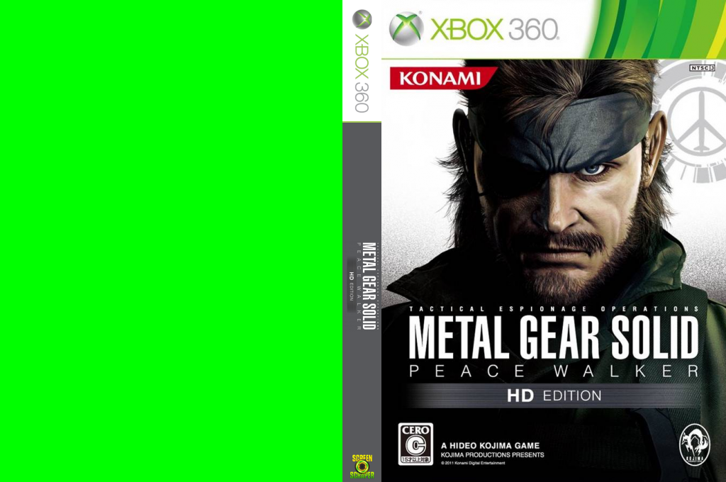 Metal Gear Solid - Peace Walker — box-texture (JP)