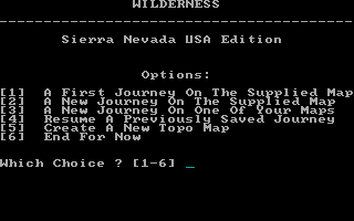 Wilderness - A Survival Adventure — sstitle (US)
