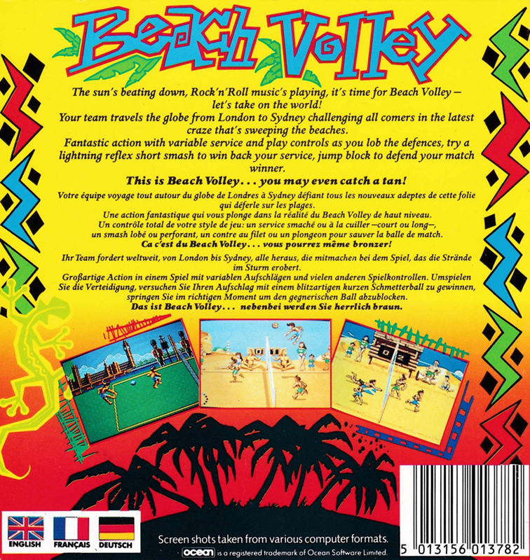 Beach Volley — box-2D-back (EU)