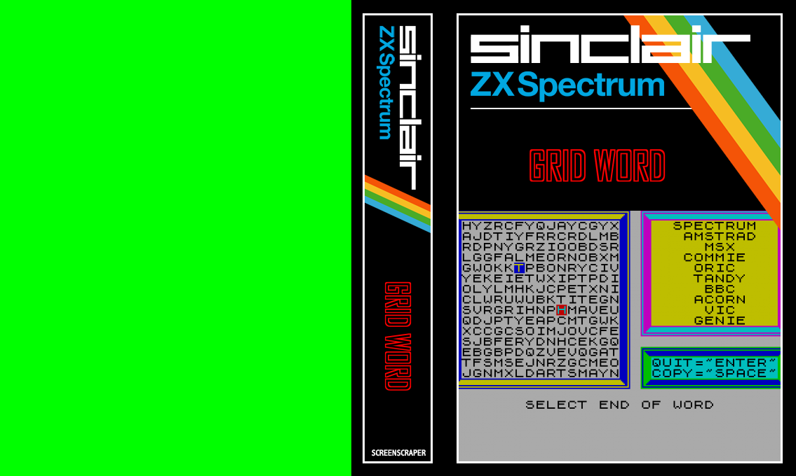 Grid Word — box-texture (SS)