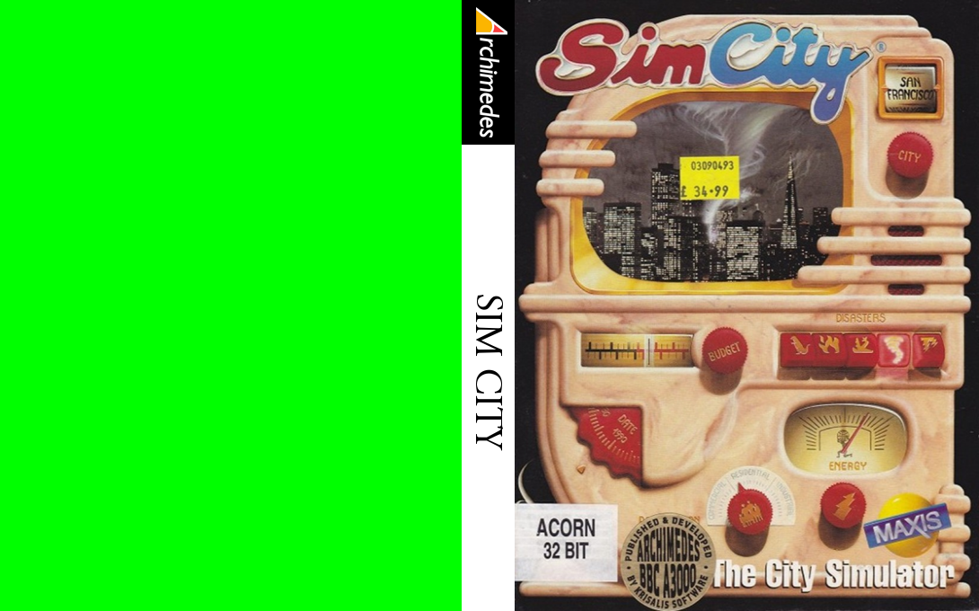 Sim City — box-texture (EU)