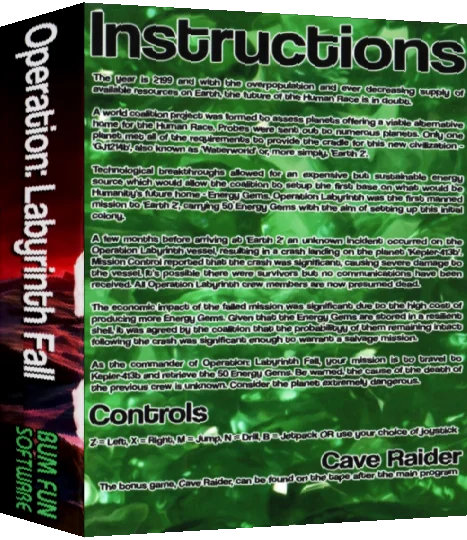 Operation - Labyrinth Fall — box-3D (WOR)