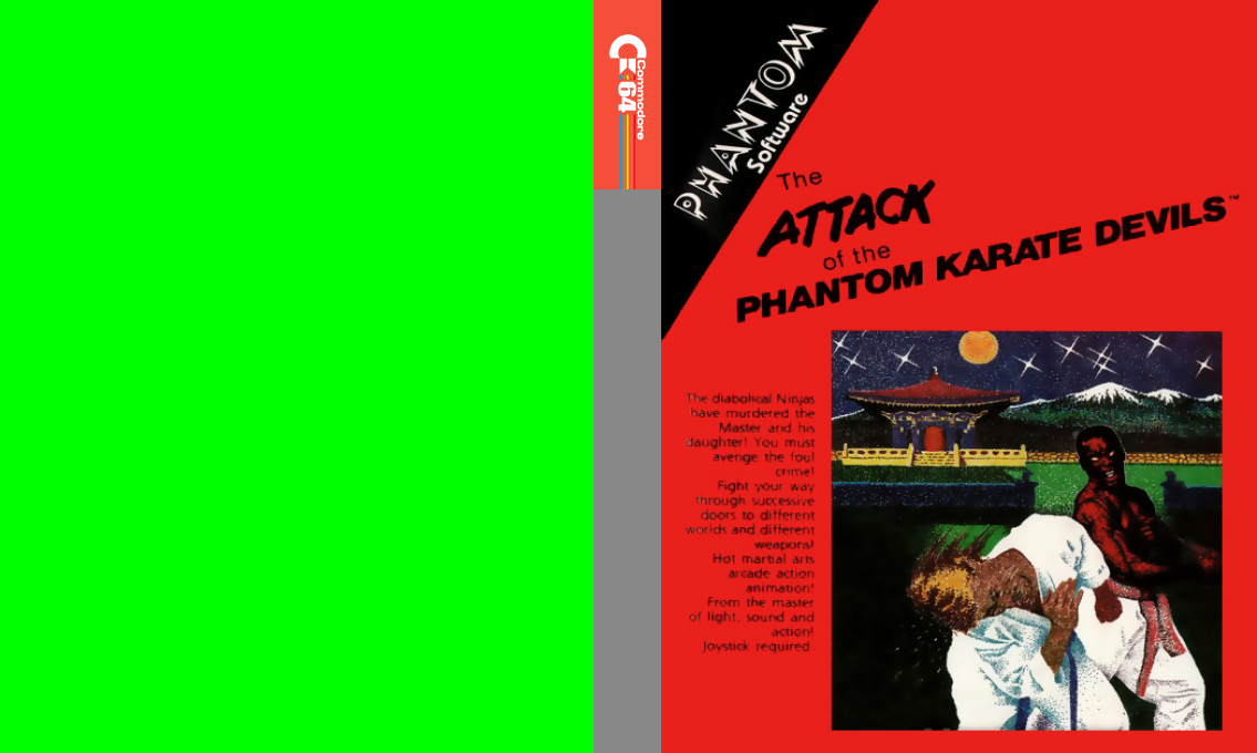 The Attack of the Phantom Karate Devils — box-texture (WOR)