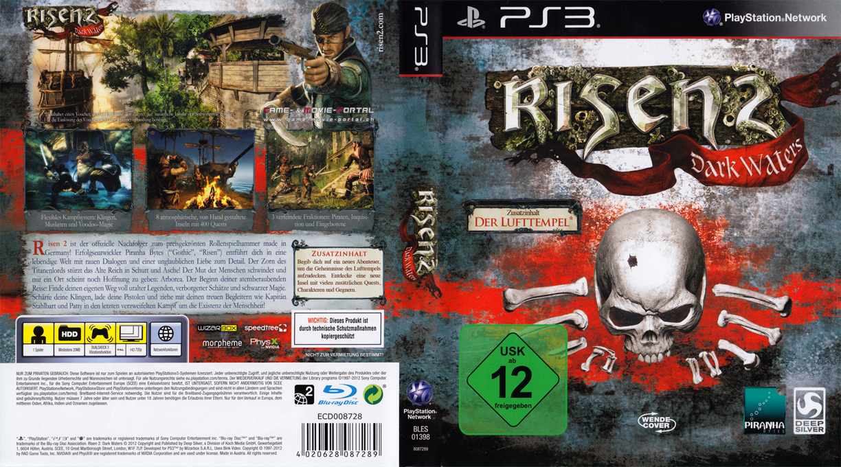 Risen 2 - Dark Waters — box-texture (DE)