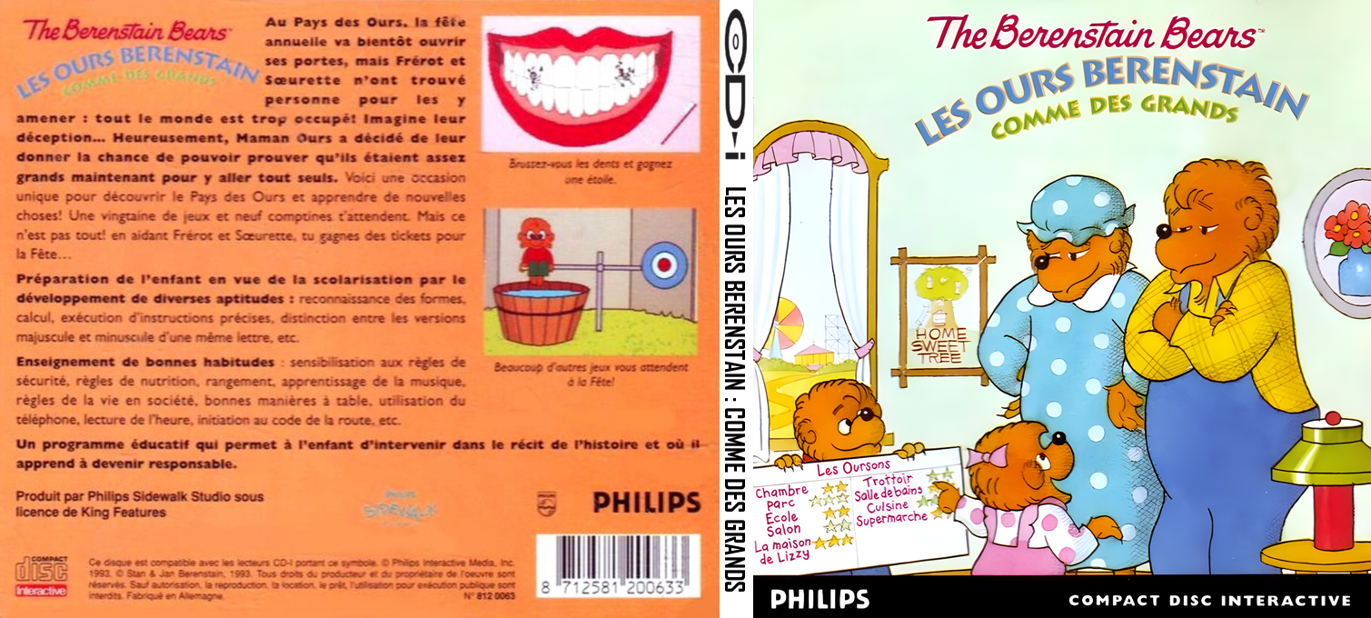 Berenstain Bears On Their Own, The — box-texture (FR)