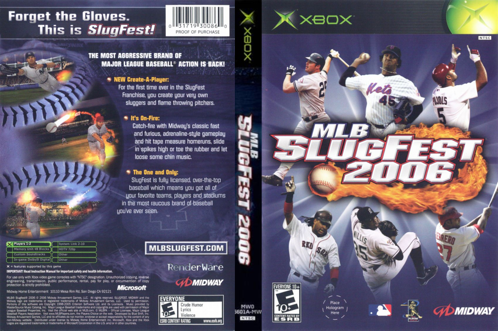 Mlb Slugfest 2006 — box-texture (US)