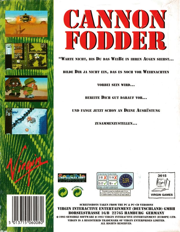 Cannon Fodder — box-2D-back (EU)