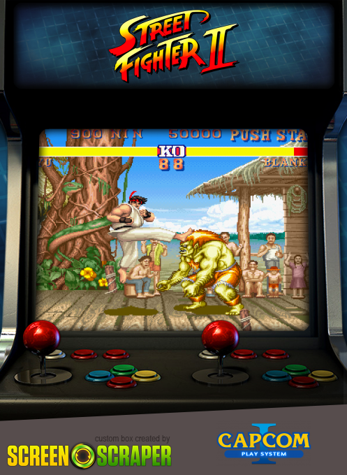 Street Fighter II : The World Warrior — box-2D (SS)