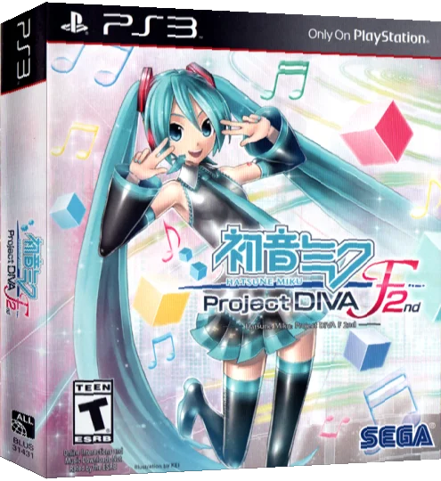 Hatsune Miku - Project Diva F 2nd — box-3D (US)