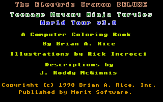 Electric Crayon Deluxe : Teenage Mutant Ninja Turtles - World Tour — sstitle (WOR)