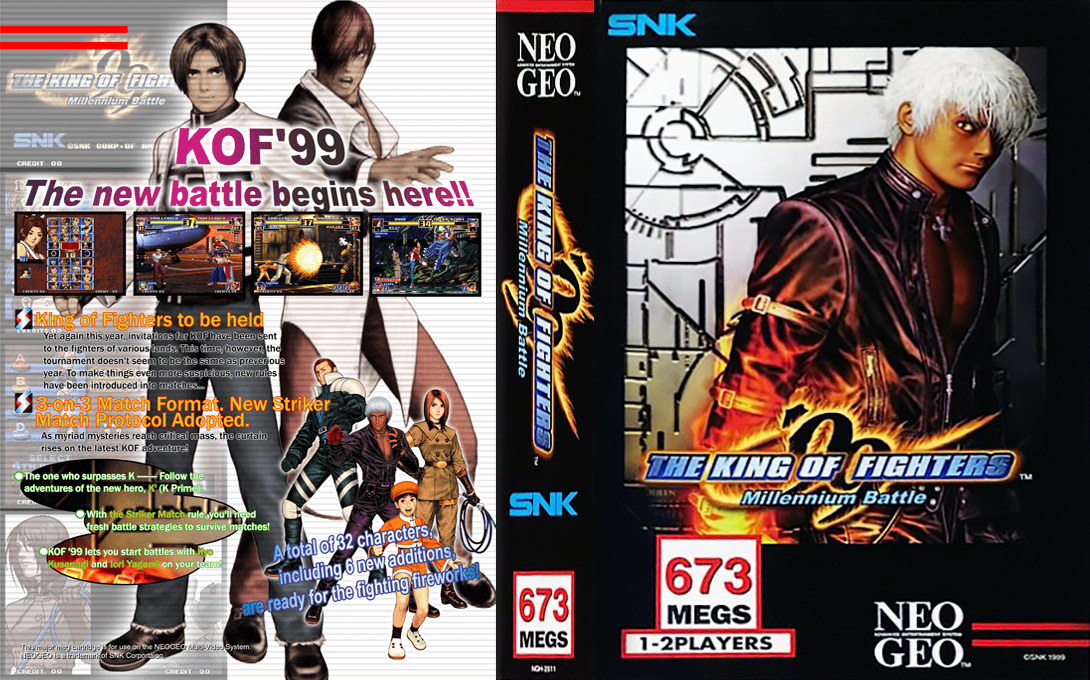 The King of Fighters '99 : Millennium Battle — box-texture (WOR)